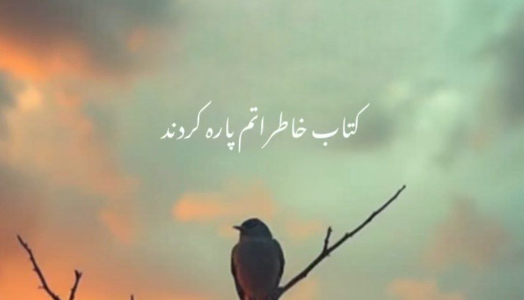 کتاب خاطراتم پاره کردن مرا در عاشقی آواره کردن